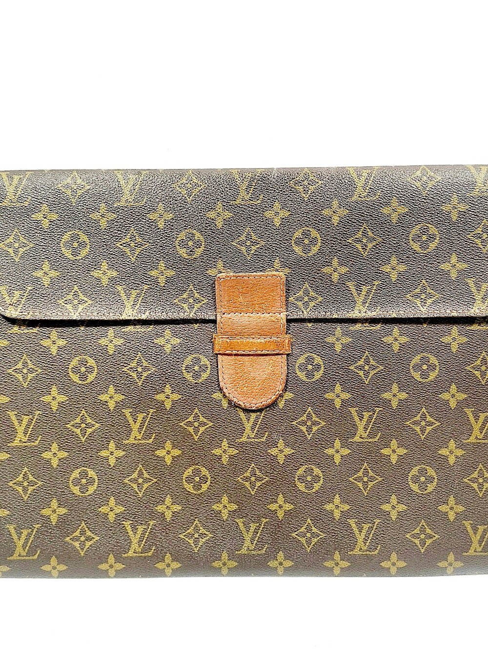 Louis Vuitton Leather Clutch